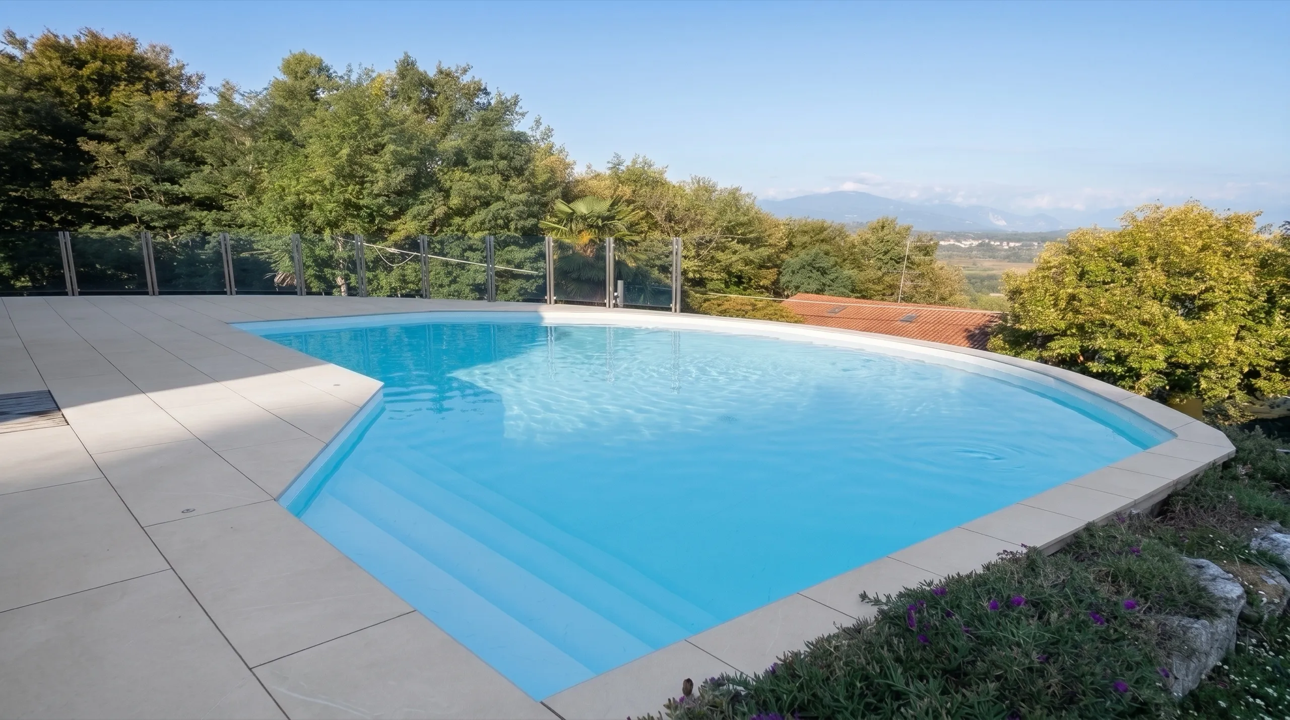 Piscina interrata realizzata da Greenjoy Piscine