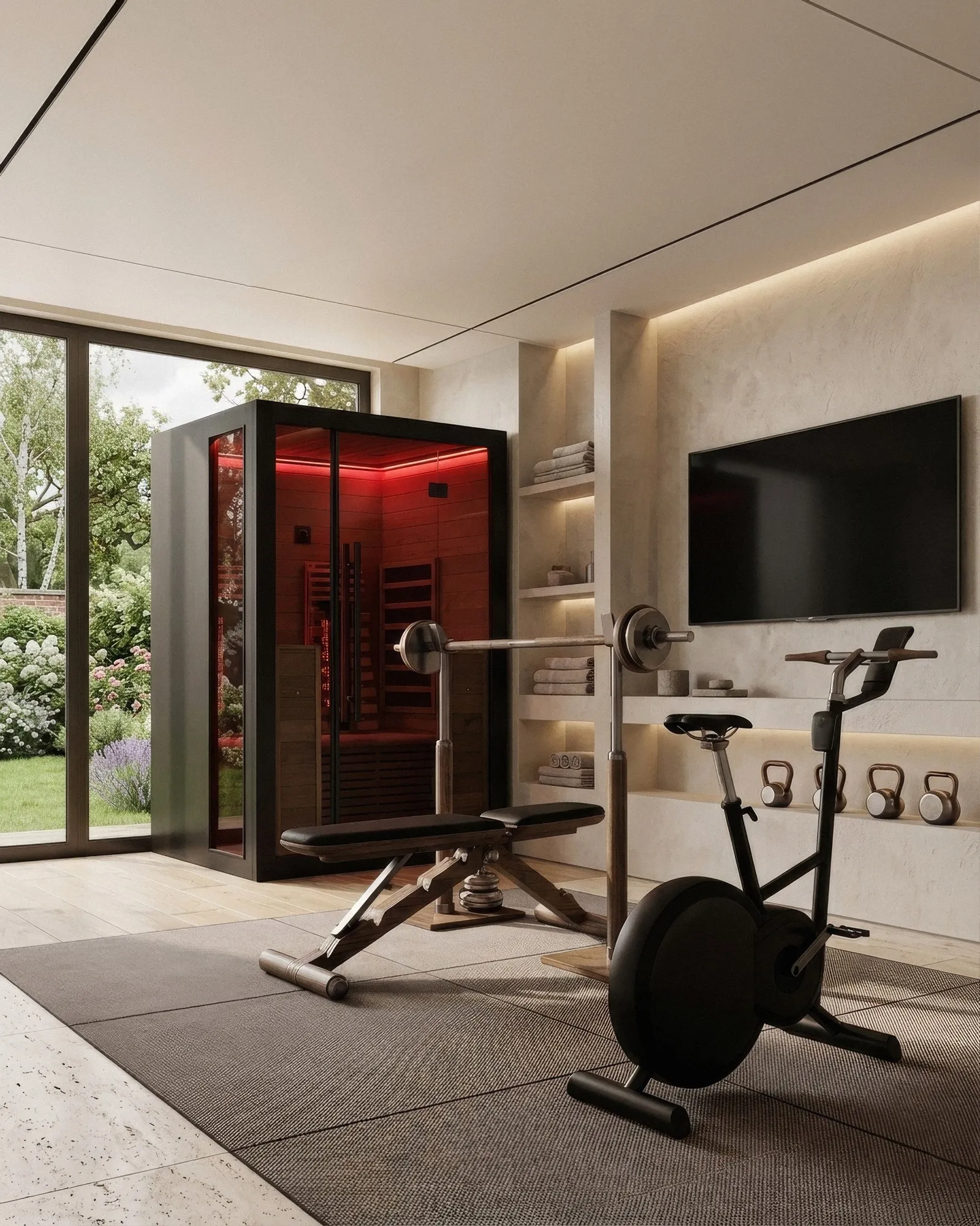 Cabina a infrarossi Hekla Infrared 130 installata, ambiente 2 di 2