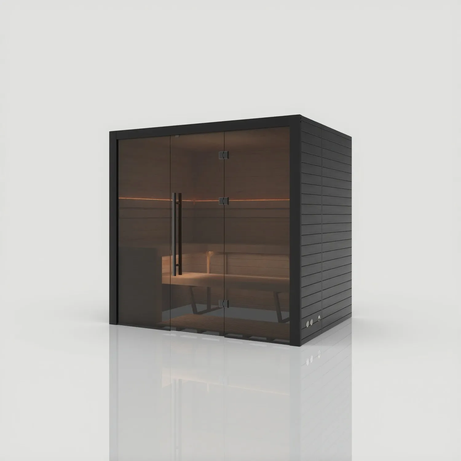 Hekla Indoor 210 in finitura Nero, vista 1 di 4