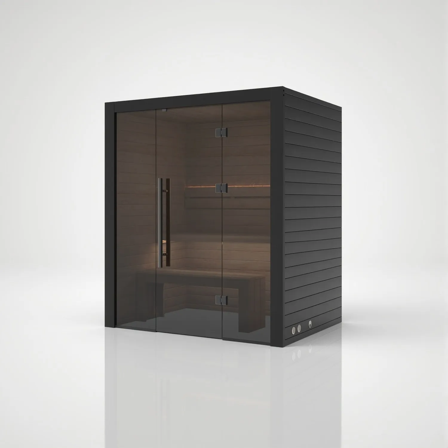 Hekla Indoor 160 in finitura Nero, vista 1 di 5