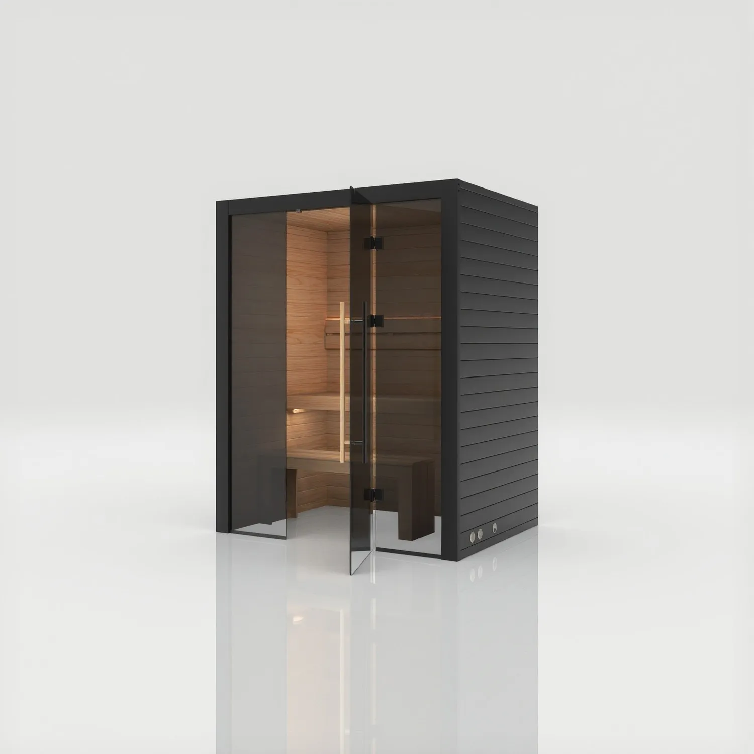 Hekla Indoor 160 in finitura Nero, vista 2 di 5