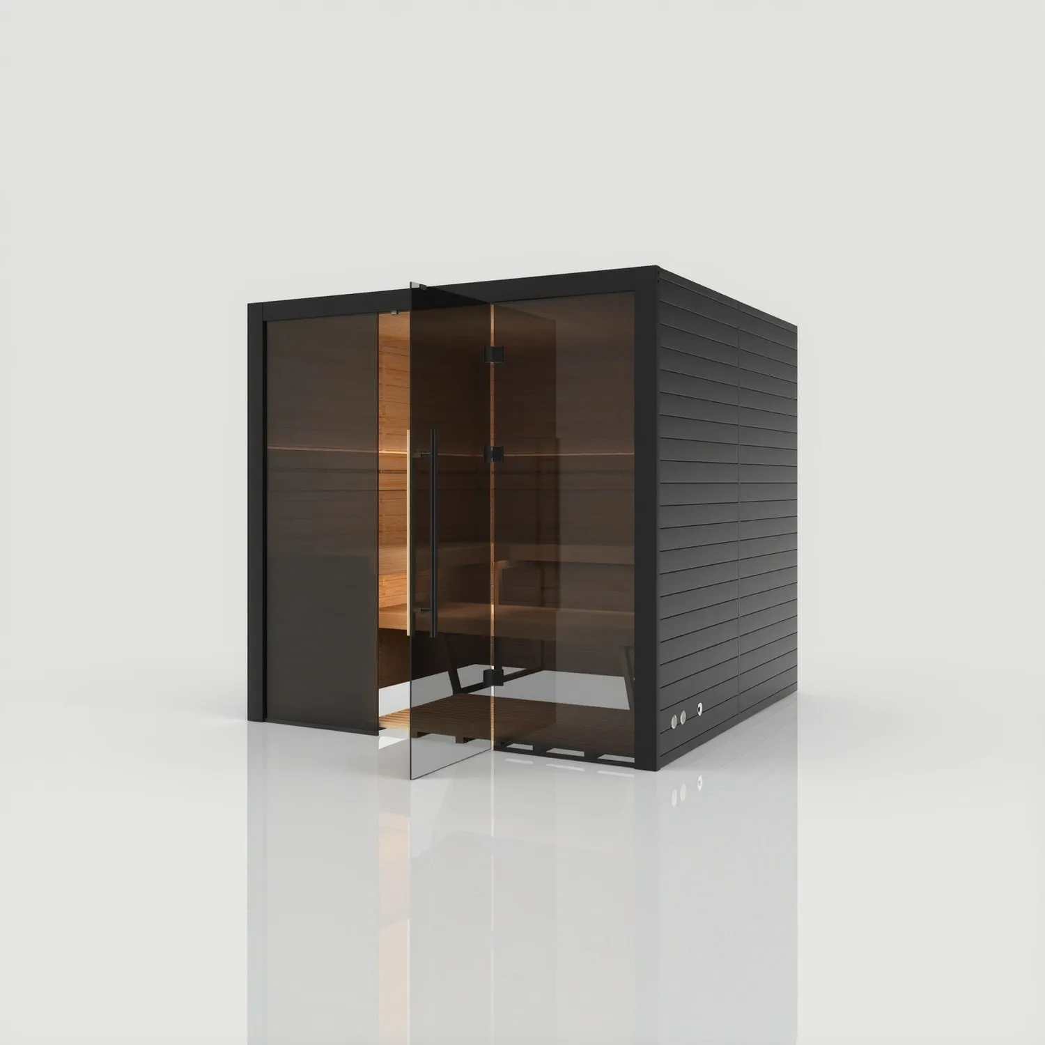 Hekla Indoor 210X in finitura Nero, vista 2 di 5