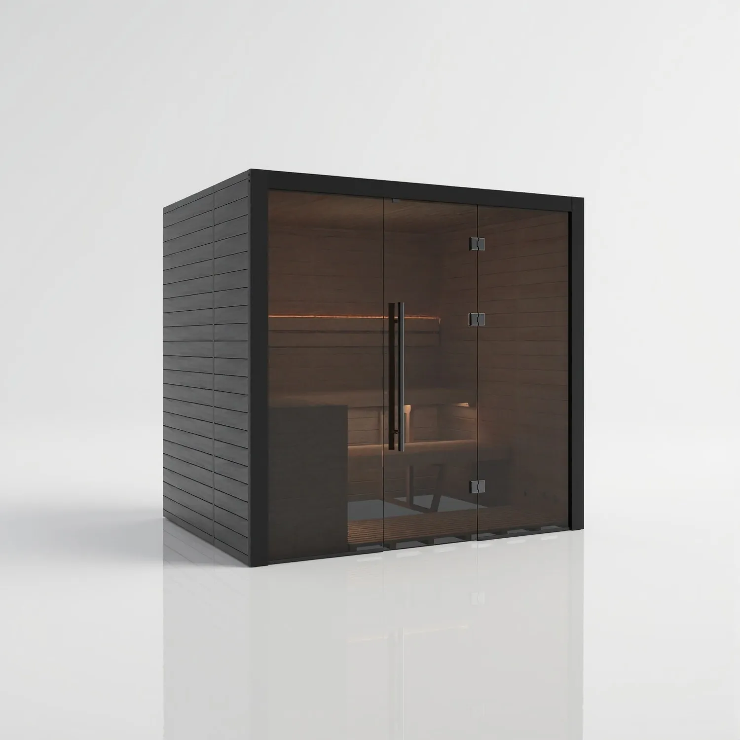 Hekla Indoor 210 in finitura Nero, vista 3 di 4