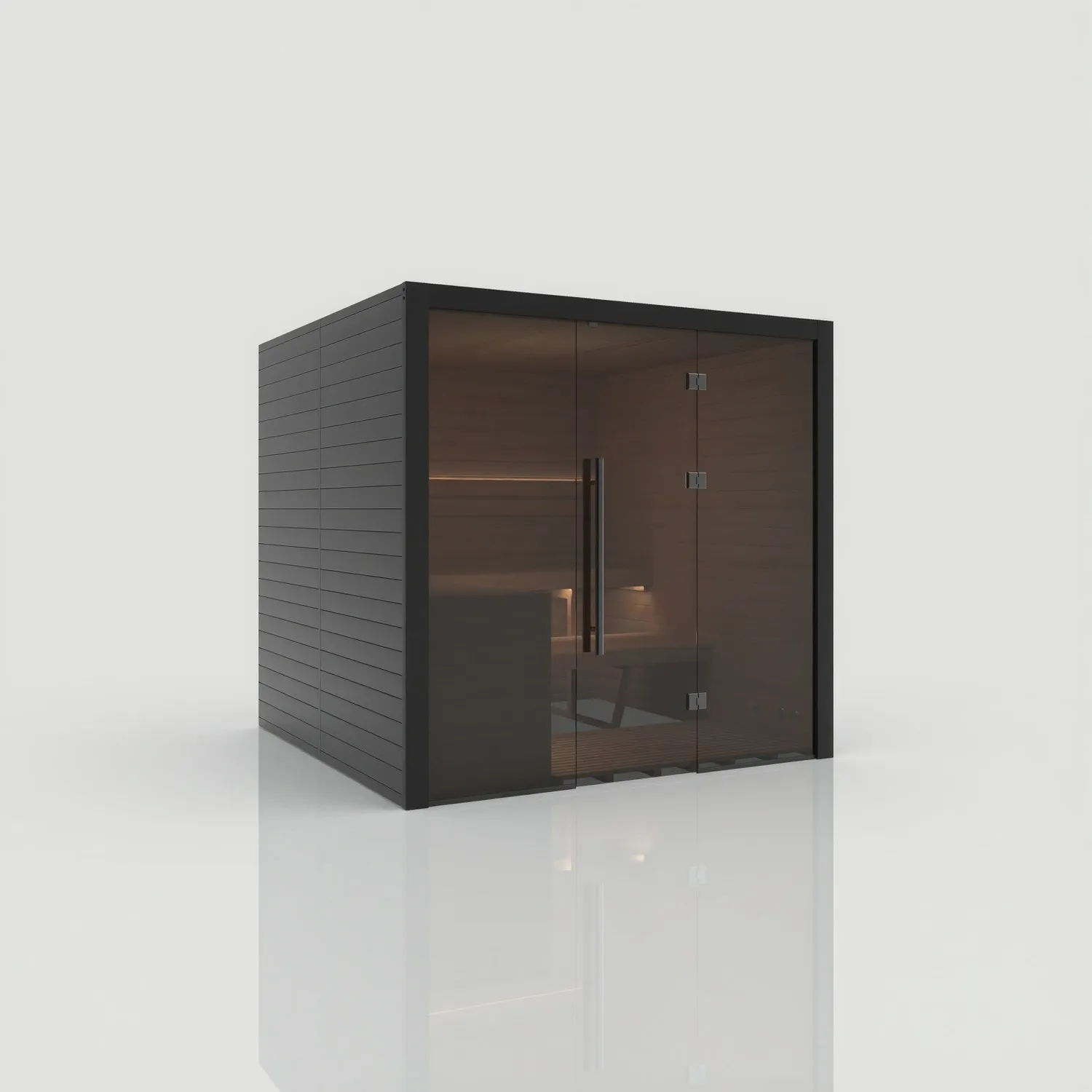 Hekla Indoor 210X in finitura Nero, vista 3 di 5