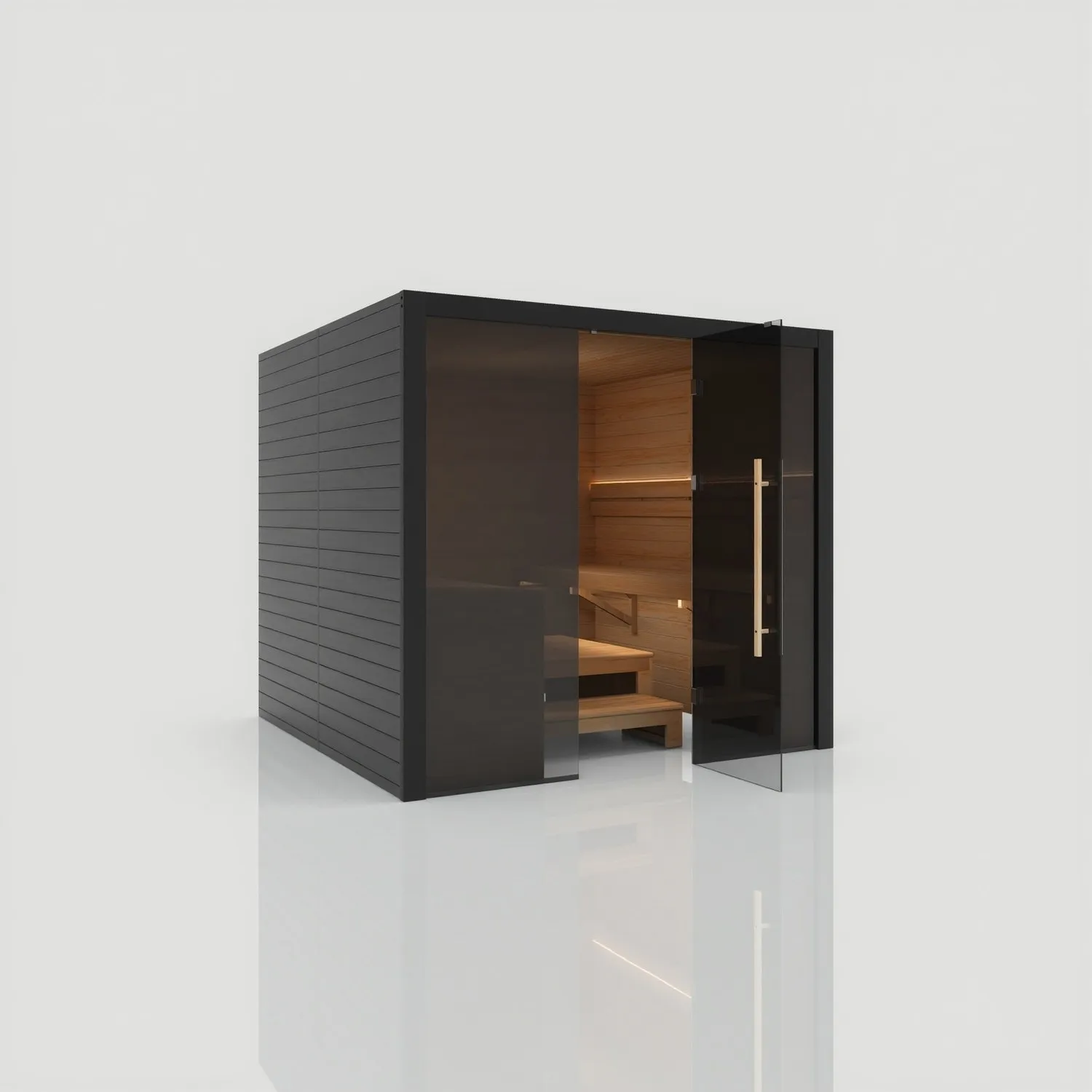 Hekla Indoor 220 in finitura Nero, vista 3 di 4