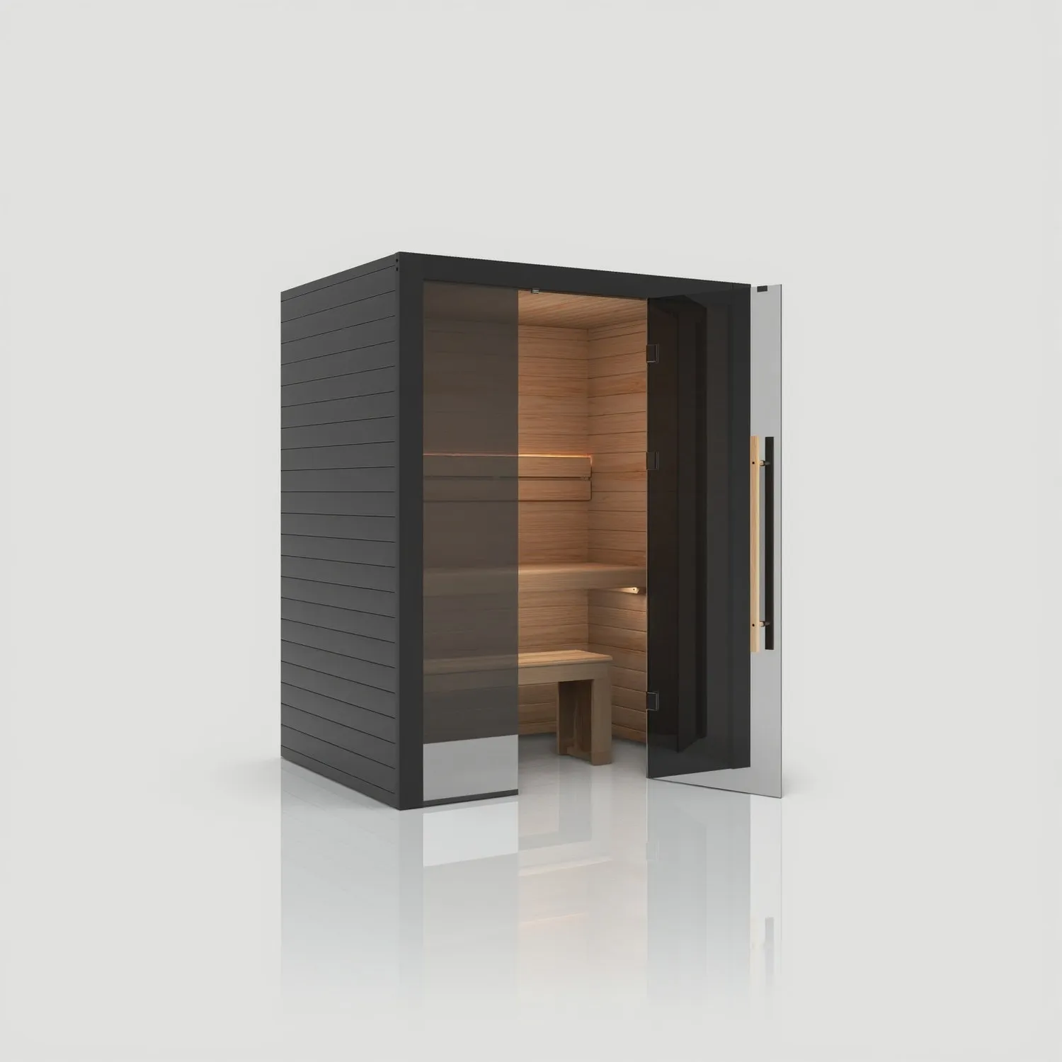 Hekla Indoor 160 in finitura Nero, vista 4 di 5