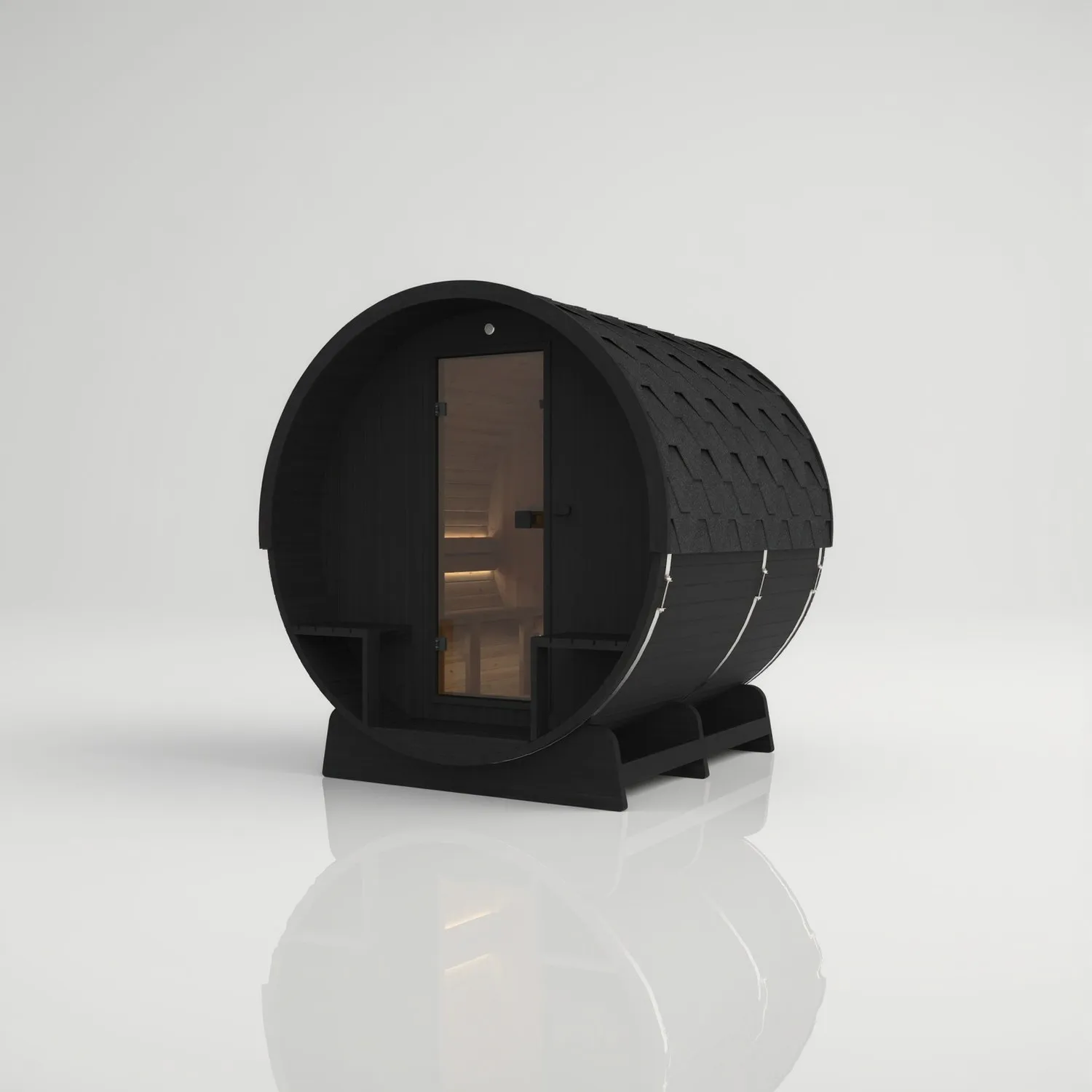 Hekla Barrel in finitura Nero, vista 5 di 6