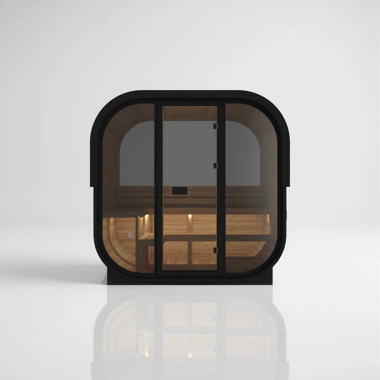 Hekla Cube in finitura Nero, vista 3 di 6