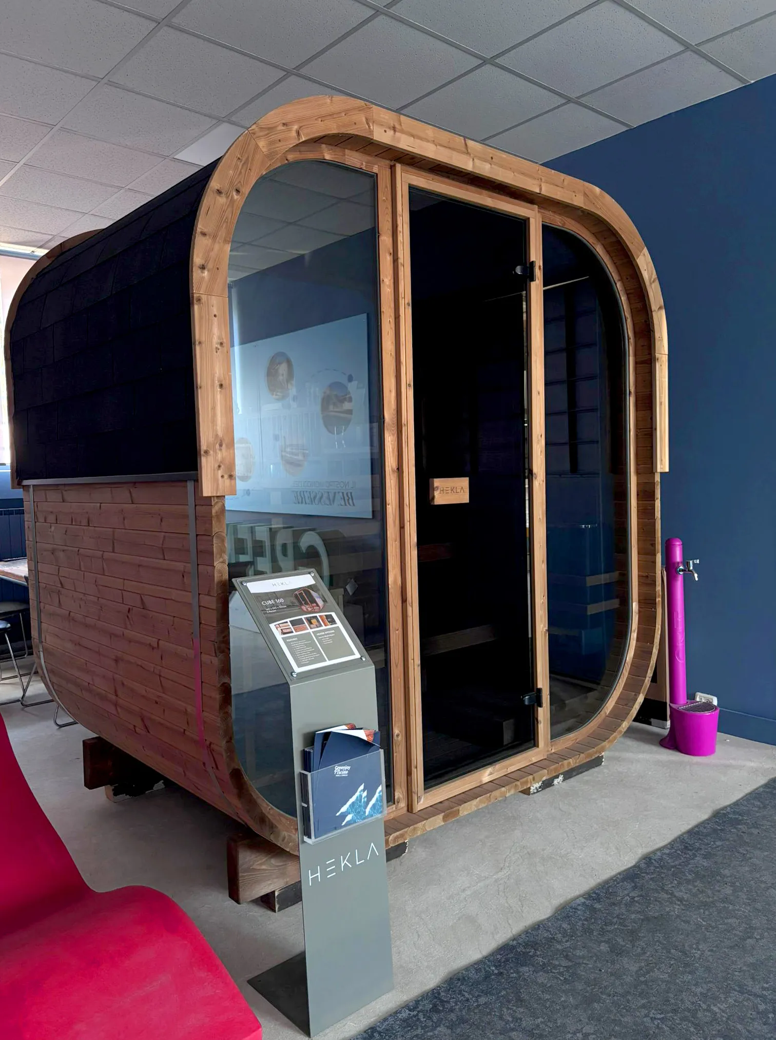 Showroom Greenjoy di Besnate: spa, saune e vasche esposte, foto 14